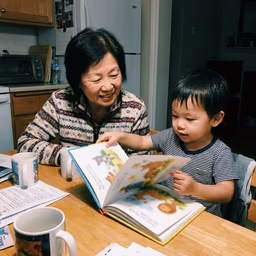 A parent at home