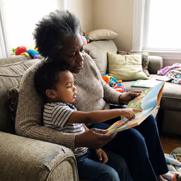 A parent at home