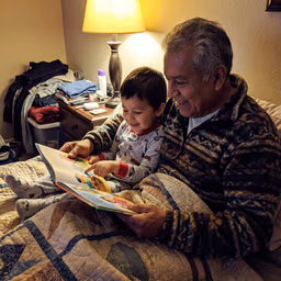 A parent at home